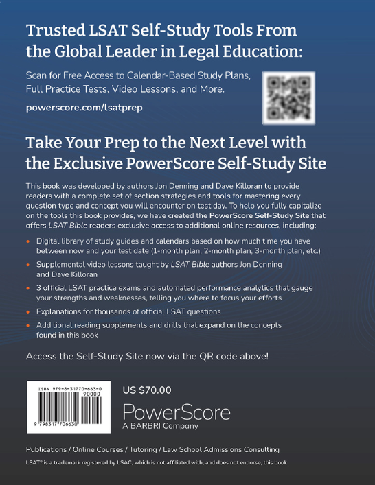 The PowerScore 2026-2027 LSAT Logical Reasoning Bible