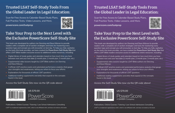 The PowerScore 2026-2027 LSAT Bible Duology